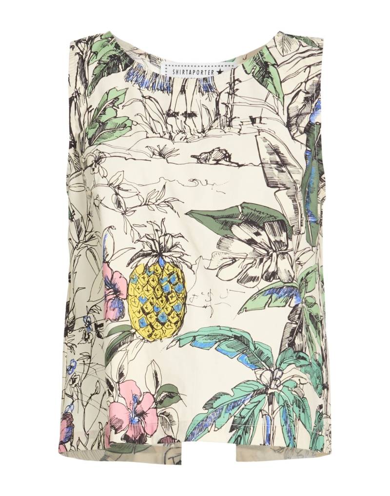 SHIRTAPORTER Top Damen Beige von SHIRTAPORTER