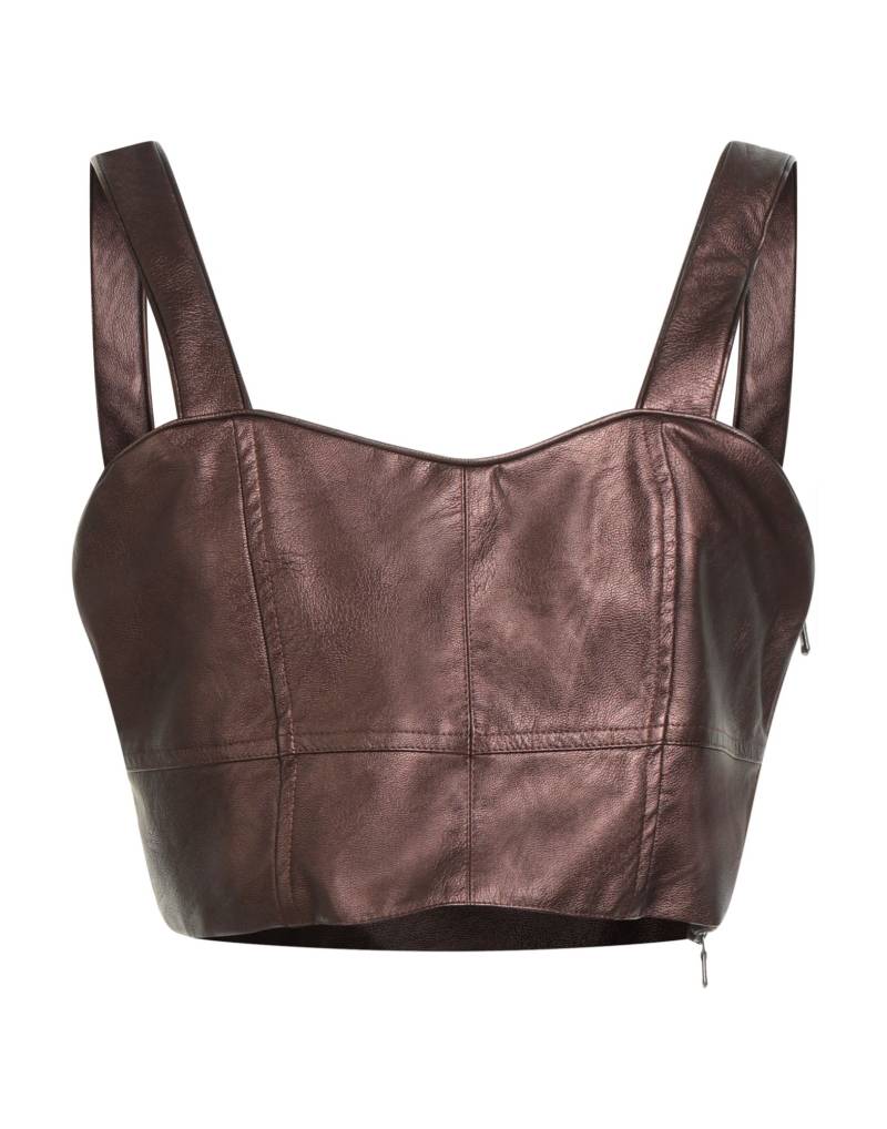 SHIRTAPORTER Top Damen Braun von SHIRTAPORTER