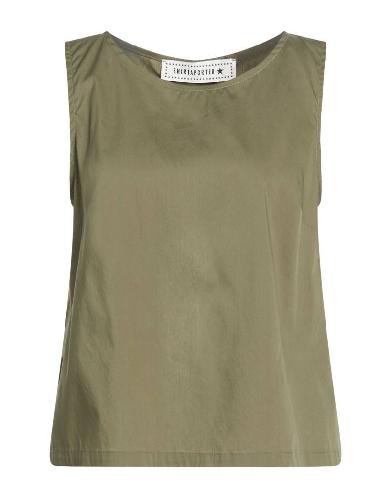 SHIRTAPORTER Top Damen Militärgrün von SHIRTAPORTER