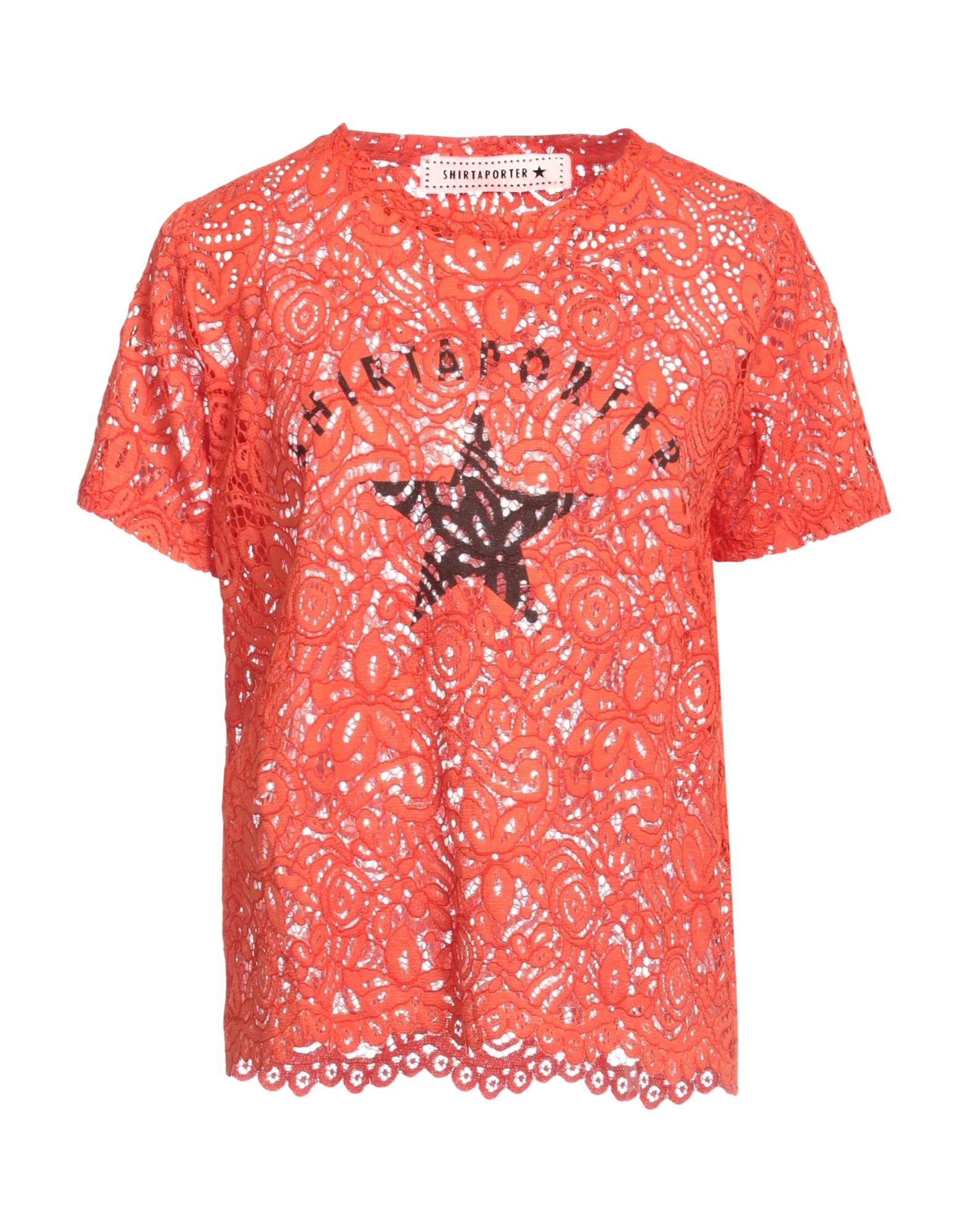 SHIRTAPORTER Top Damen Orange von SHIRTAPORTER