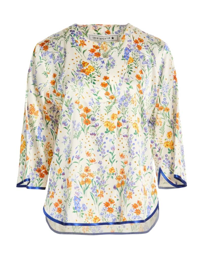 SHIRTAPORTER Top Damen Weiß von SHIRTAPORTER