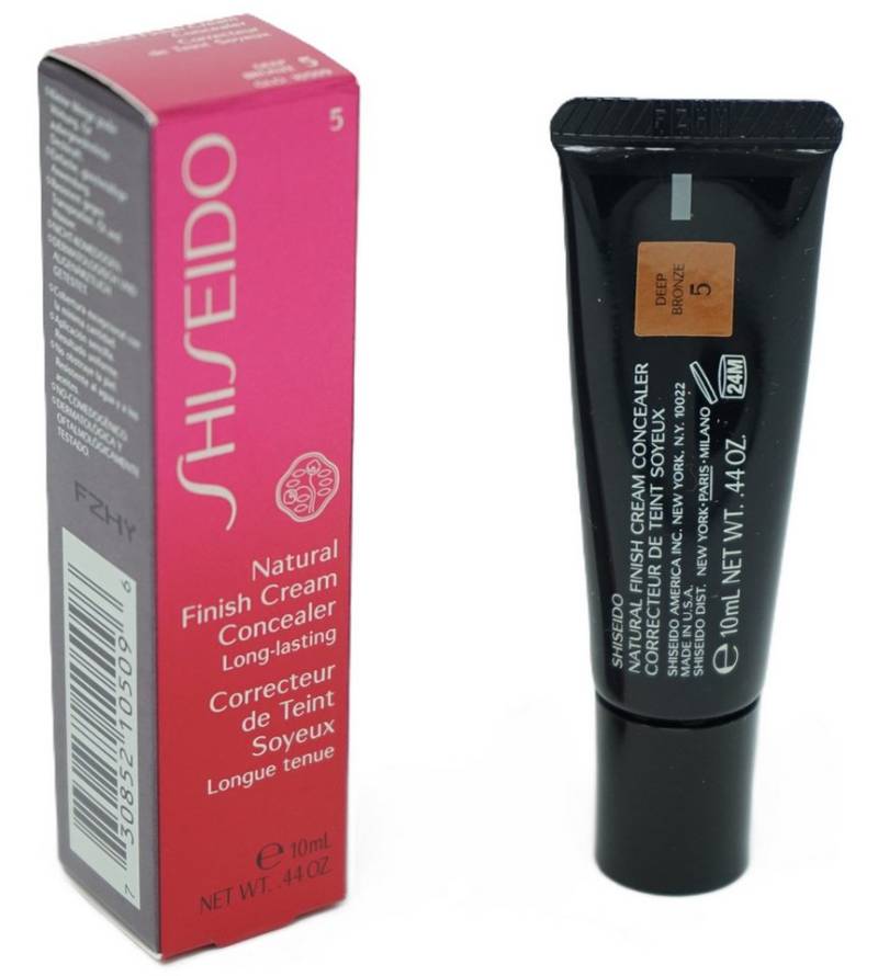 SHISEIDO Concealer Shiseido Natural Finish Cream Concealer long-lasting 5 Deep Bronze von SHISEIDO