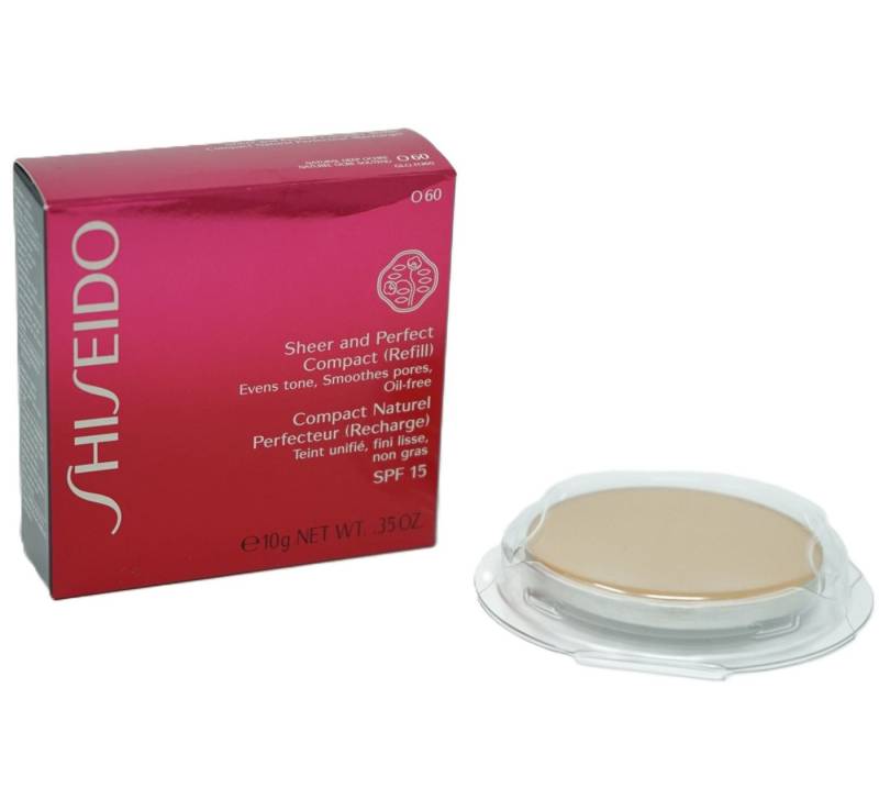 SHISEIDO Duft-Set Shiseido Sheer and Perfect Compact O60 Natural Deep Ochre 10g von SHISEIDO