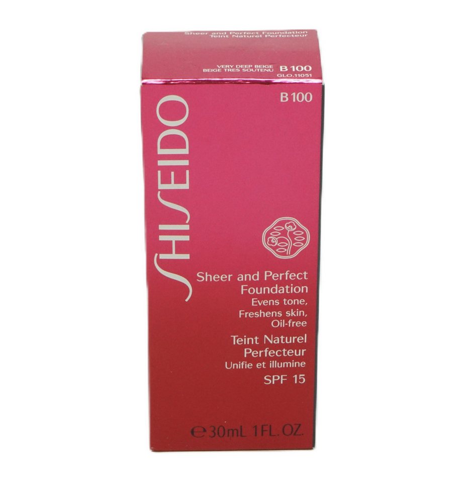 SHISEIDO Foundation Shiseido Foundation Evens 30ml Very Deep Beige B100 SHISEIDO Foundation Shiseido Foundation Evens 30ml Very Deep Beige B100 von SHISEIDO