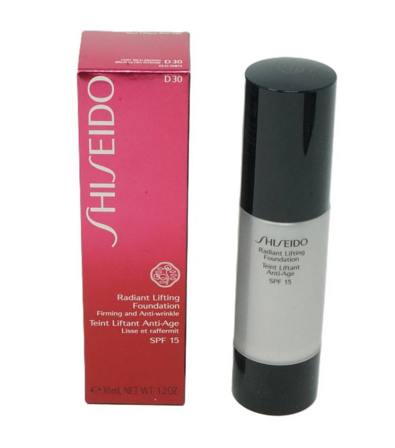 SHISEIDO Foundation Shiseido Radiant Lifting Foundation D30 Very Rich Brown 30ml von SHISEIDO
