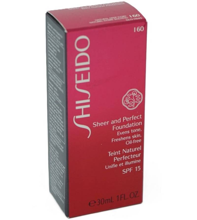SHISEIDO Foundation Shiseido SPF15 Sheer and Perfect Foundation I60 Natural Deep Ivory von SHISEIDO