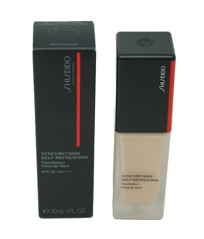 SHISEIDO Foundation Shiseido Synchro Self-Refreshing Foundation 140 Porcelain 30ml von SHISEIDO