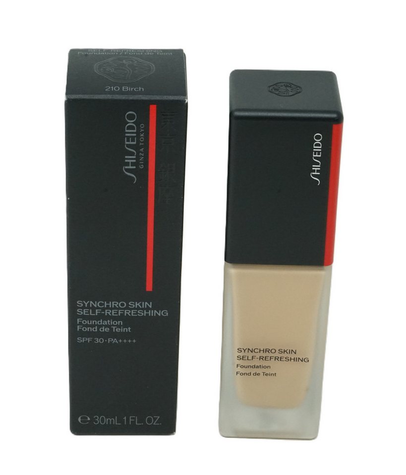 SHISEIDO Foundation Shiseido Synchro Self-Refreshing Foundation 210 Birch 30ml von SHISEIDO