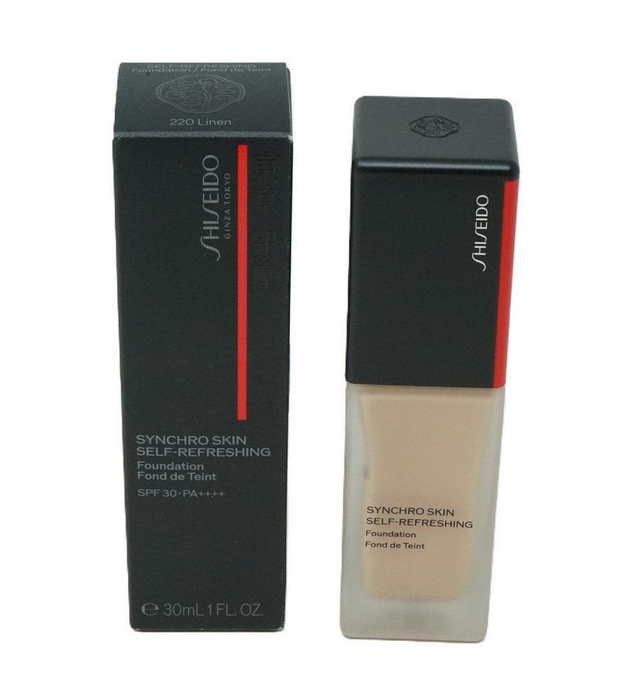 SHISEIDO Foundation Shiseido Synchro Self-Refreshing Foundation 220 Linen 30ml von SHISEIDO