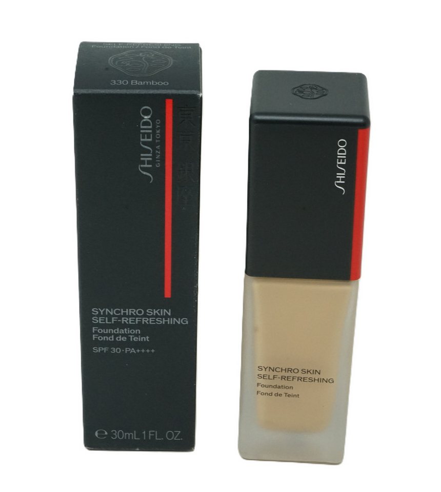 SHISEIDO Foundation Shiseido Synchro Self-Refreshing Foundation 330 Bamboo 30ml von SHISEIDO