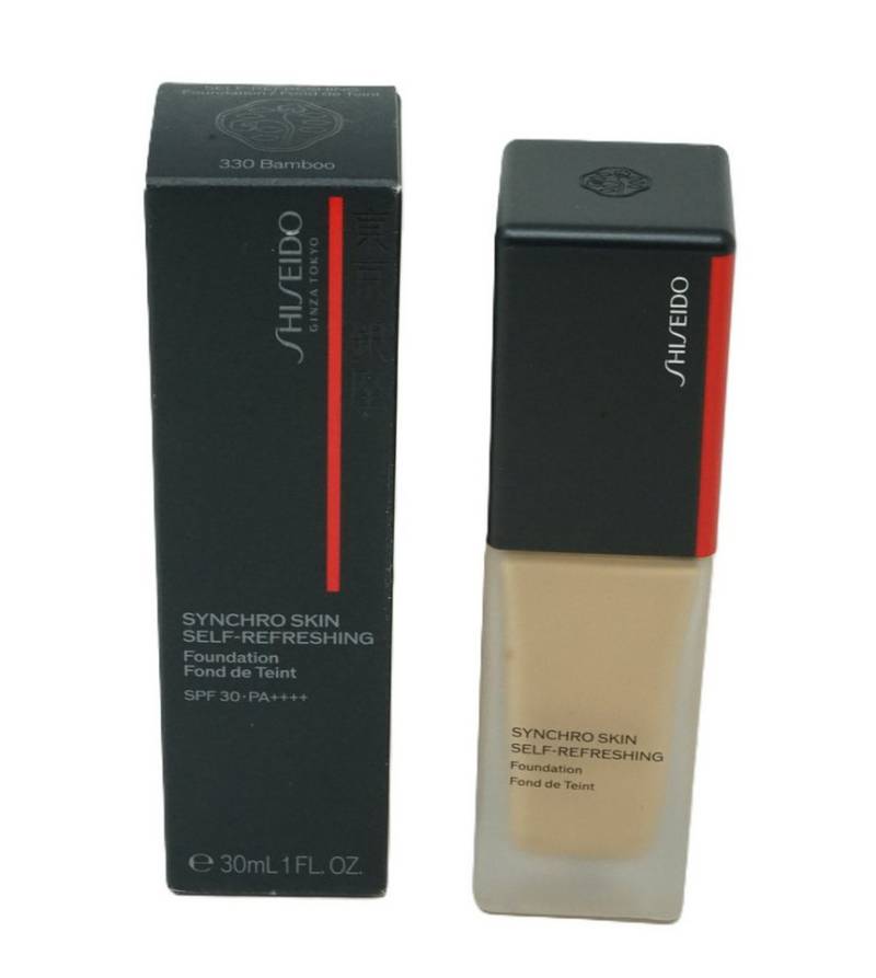 SHISEIDO Foundation Shiseido Synchro Self-Refreshing Foundation 330 Bamboo 30ml von SHISEIDO