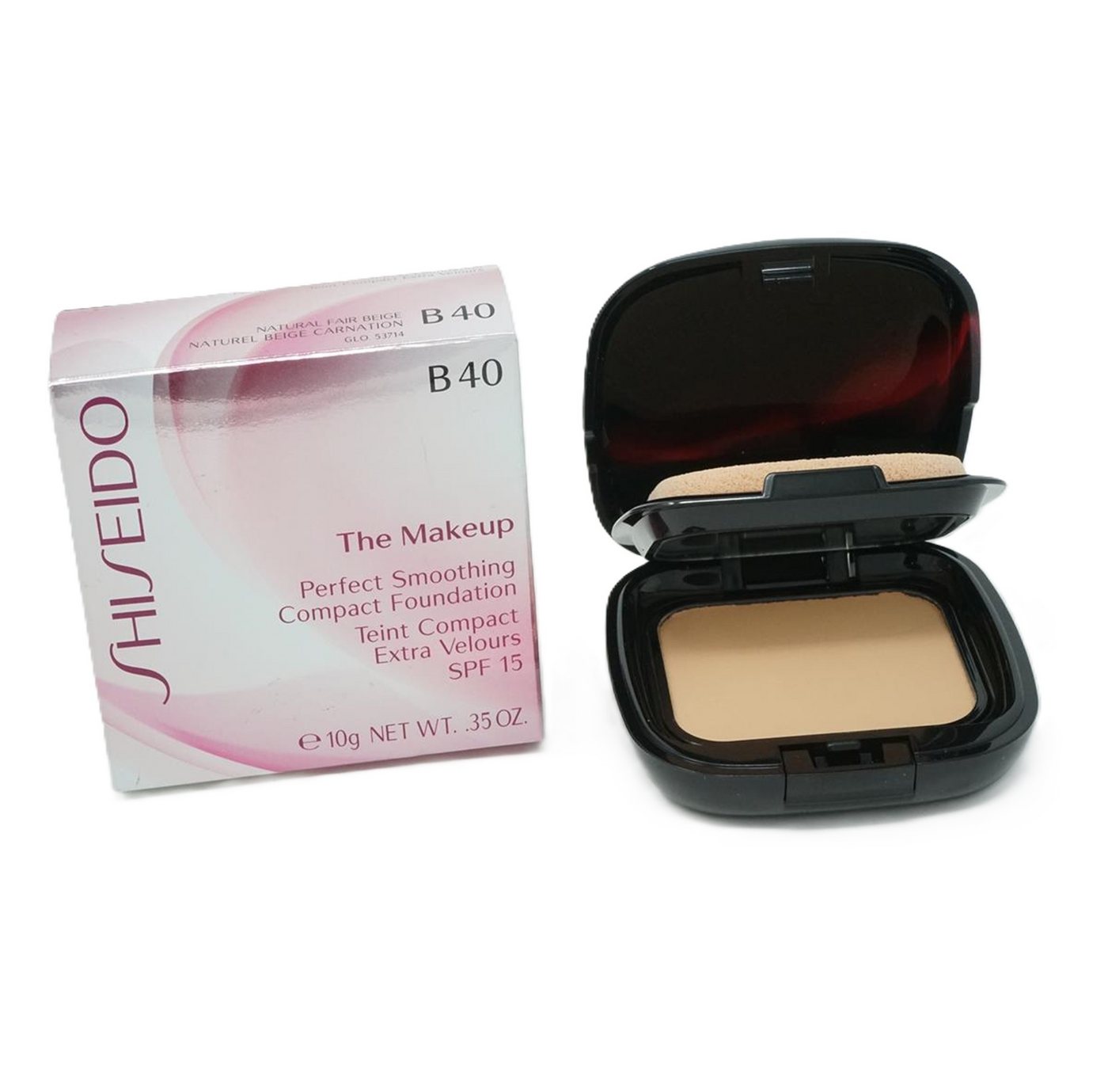 SHISEIDO Foundation Shiseido The Makeup Foundation B40 Natural Fair Beige 10g SHISEIDO Foundation Shiseido The Makeup Foundation B40 Natural Fair Beige 10g von SHISEIDO