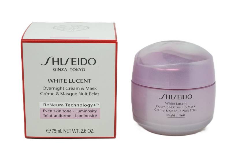 SHISEIDO Gesichtsserum Shiseido White Lucent Overnight Cream & Mask 75ml von SHISEIDO