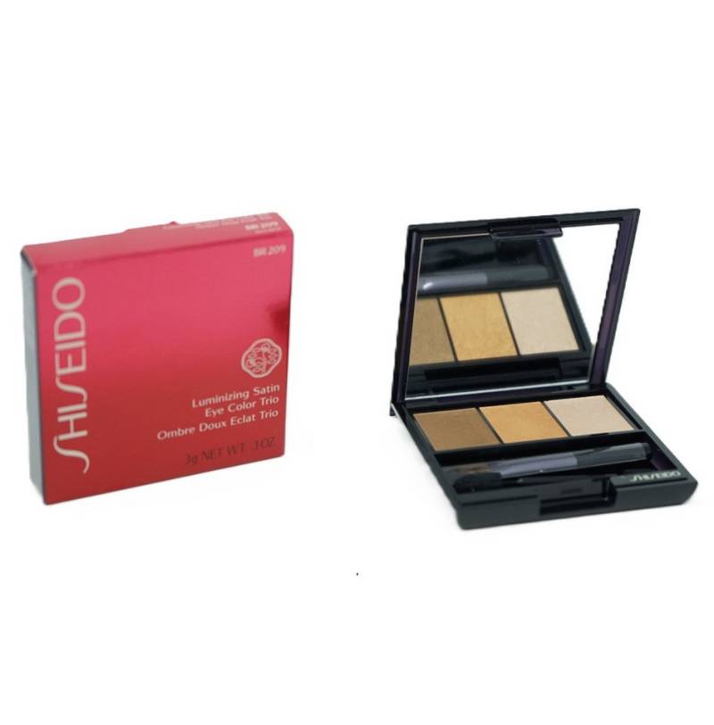 SHISEIDO Lidschatten Shiseido Luminizing Satin Eye Color Trio Lidschatten BR209, 3 g von SHISEIDO