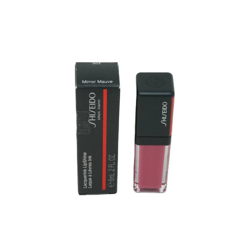 SHISEIDO Lippenstift Shiseido LacquerInk Lip Shine Ligloss 6ml 303 Mirror Mauve von SHISEIDO