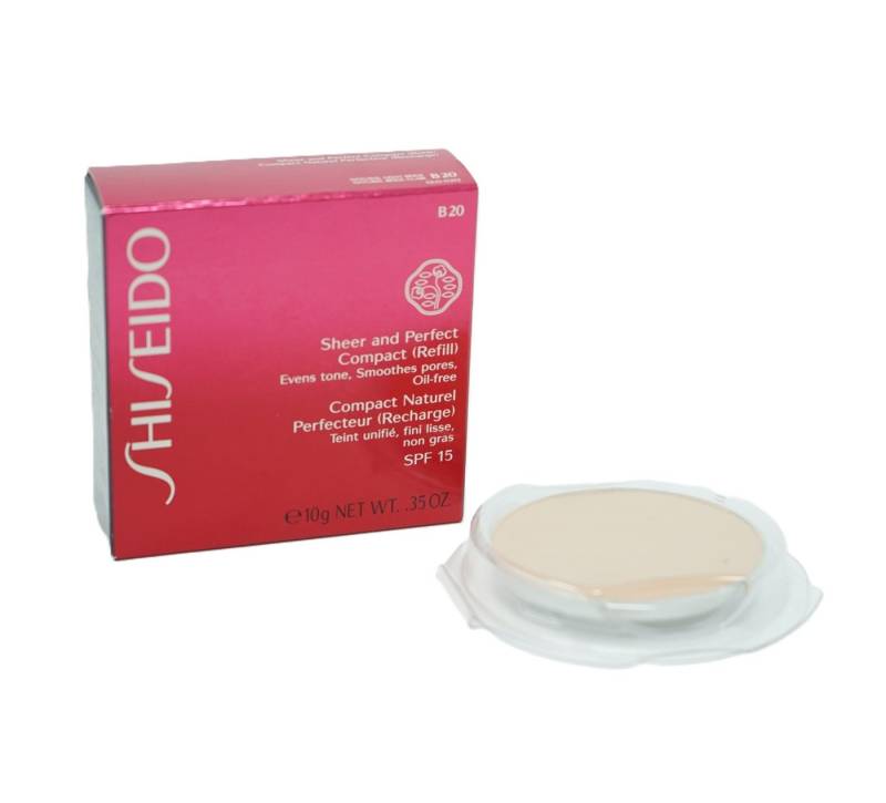 SHISEIDO Make-up Shiseido SPF15 Sheer and Perfect Compact B20 Natural Light Beige von SHISEIDO