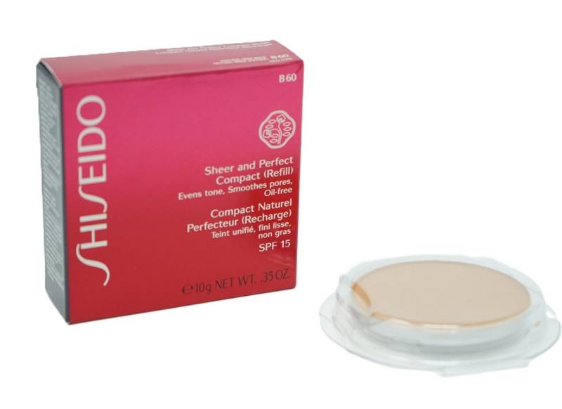 SHISEIDO Make-up Shiseido SPF15 Sheer and Perfect Compact B60 Natural Deep Beige von SHISEIDO