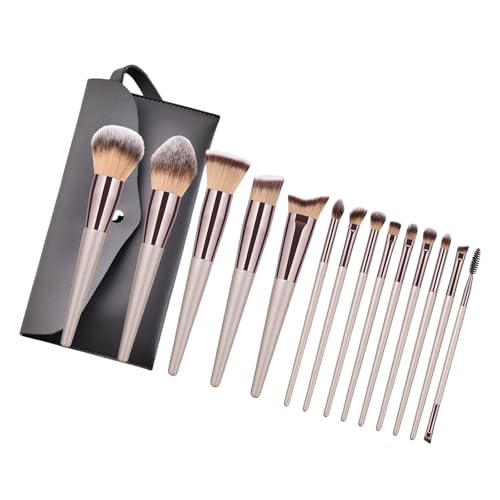 14x Make-up Pinsel Set Puderpinsel Kosmetikpinsel Vollgesicht Make Up Pinsel Lidschattenpinsel Reisepinsel Set für Frauen von SHITINGRM