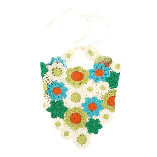SHITINGRM Vintage-Haarband für Damen, Blumenmuster, gestrickt, dreieckig, elastisch, für Camping, Reisen, Fotografieren, Haar-Accessoires SHITINGRM Vintage-Haarband für Damen, Blumenmuster, gestrickt, dreieckig, elastisch, für Camping, Reisen, Fotografieren, Haar-Accessoires von SHITINGRM