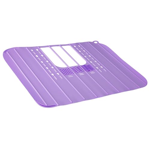 Silikon-Make-up-Pinselmatte, faltbare Spülbeckenabdeckungen, platzsparend, Waschbecken-Organizer, Matte, Badezimmer-Waschbeckenabdeckungen für die Theke von SHITINGRM