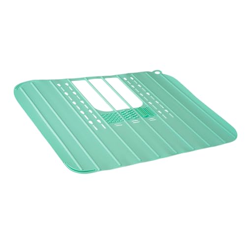 Silikon-Make-up-Pinselmatte, faltbare Spülbeckenabdeckungen, platzsparend, Waschbecken-Organizer, Matte, Badezimmer-Waschbeckenabdeckungen für die Theke von SHITINGRM