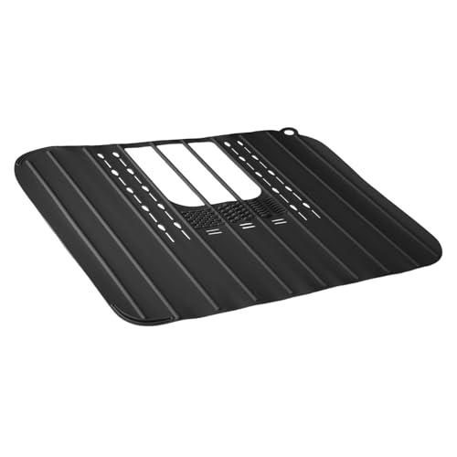 Silikon-Make-up-Pinselmatte, faltbare Spülbeckenabdeckungen, platzsparend, Waschbecken-Organizer, Matte, Badezimmer-Waschbeckenabdeckungen für die Theke von SHITINGRM