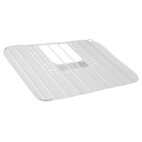 Silikon-Make-up-Pinselmatte, faltbare Spülbeckenabdeckungen, platzsparend, Waschbecken-Organizer, Matte, Badezimmer-Waschbeckenabdeckungen für die Theke von SHITINGRM