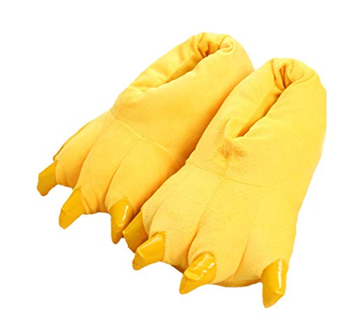 SHIXIAOSHU Cartoon Tier Kralle Warm Home Schuhe Neutral und Weich (gelb, adult, women, numeric_39, numeric_range, eu_footwear_size_system, numeric_42, medium) von SHIXIAOSHU