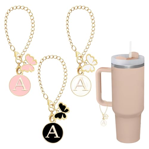 SHIXPIOV Buchstaben-Anhänger für Stanley-Cup, Perlenkette, Zubehör, Stanley-Cup, Initialen-Anhänger für Griff, Wasserflasche, Schmuck, Becher, Name-ID,Herzförmig Letter mit Schmetterlinge(3 Stück,A) SHIXPIOV Buchstaben-Anhänger für Stanley-Cup, Perlenkette, Zubehör, Stanley-Cup, Initialen-Anhänger für Griff, Wasserflasche, Schmuck, Becher, Name-ID,Herzförmig Letter mit Schmetterlinge(3 Stück,A) von SHIXPIOV
