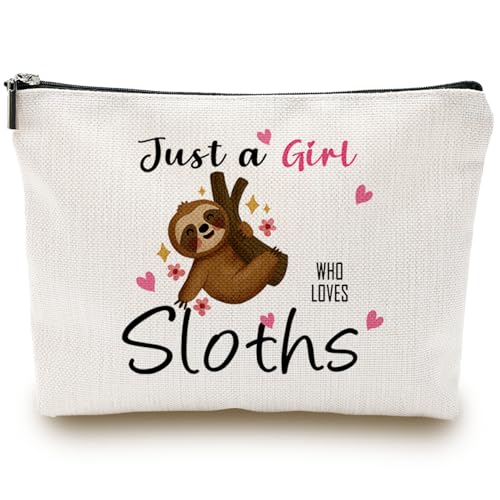 SHLINCO Nur ein Mädchen, das Make-up-Tasche liebt, Faultier, Faultiere von SHLINCO