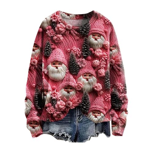 SHOBDW Weihnachten Sweatshirt Cute Hoodie Weihnachtsmode Damen Pullunder Grau Winterpullover Baumwolle Lustigem Hoodie Schwarz SHOBDW Weihnachten Sweatshirt Cute Hoodie Weihnachtsmode Damen Pullunder Grau Winterpullover Baumwolle Lustigem Hoodie Schwarz von SHOBDW