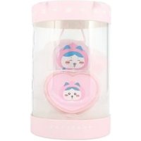 SHOBIDO - Chiikawa Bathtime Gift Sponge & Bath Fizz Hachiware White Peach - 2 pcs von SHOBIDO