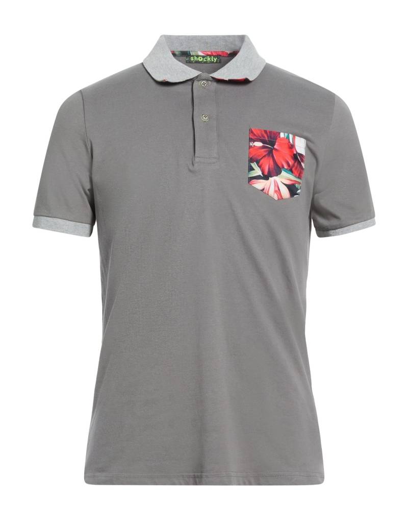 SHOCKLY Poloshirt Herren Grau von SHOCKLY