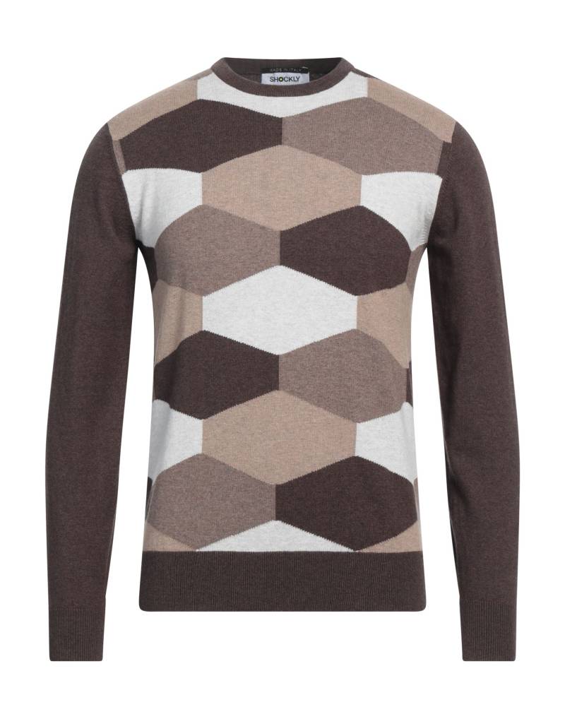 SHOCKLY Pullover Herren Dunkelbraun von SHOCKLY