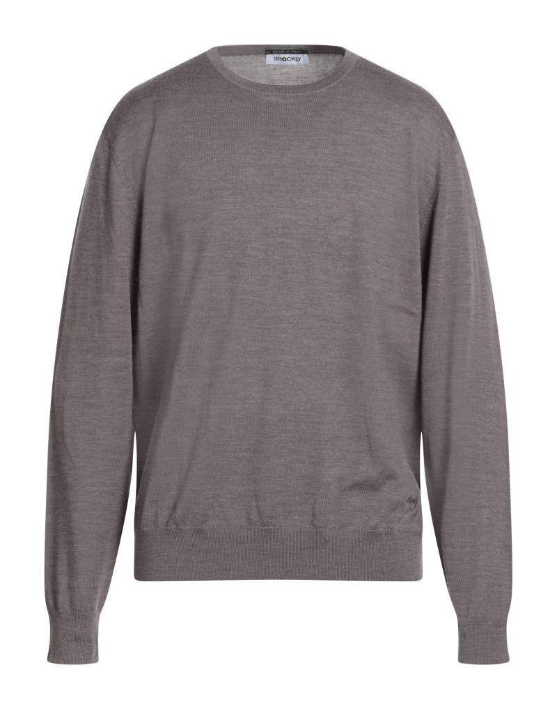 SHOCKLY Pullover Herren Hellbraun von SHOCKLY