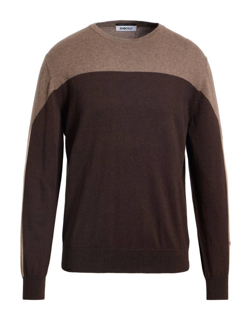 SHOCKLY Pullover Herren Schokobraun von SHOCKLY