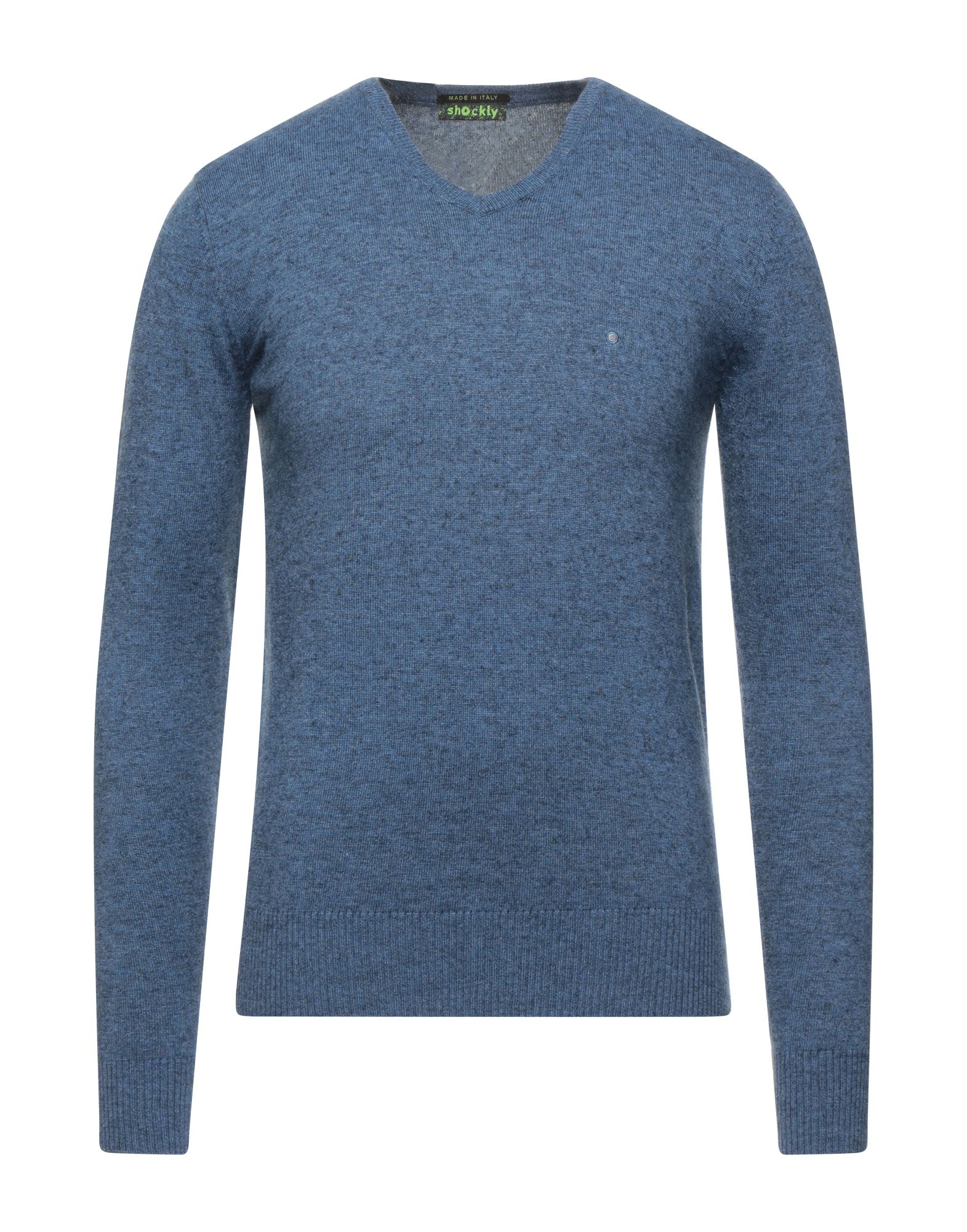 SHOCKLY Pullover Herren Taubenblau von SHOCKLY