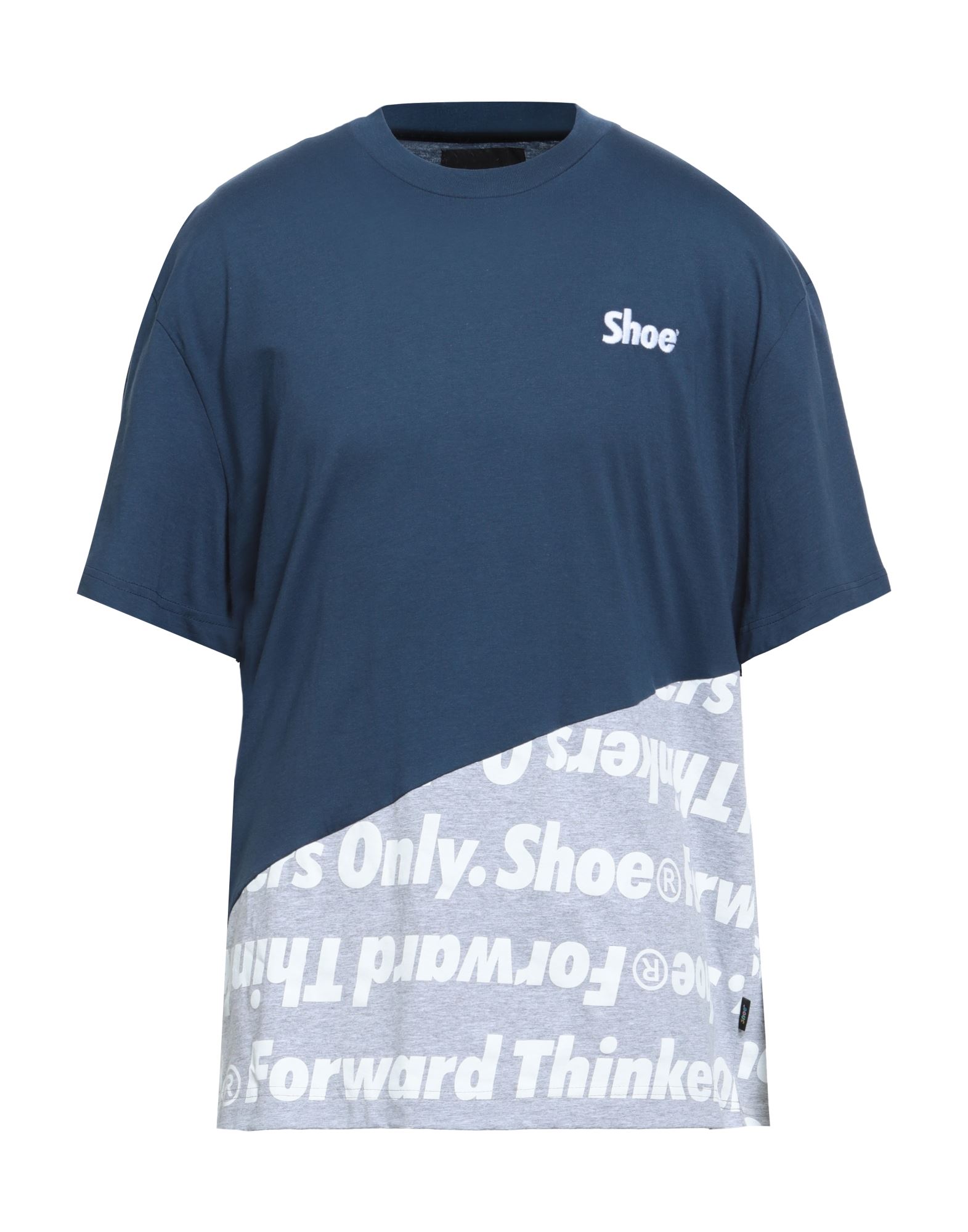 SHOE® T-shirts Herren Taubenblau von SHOE®