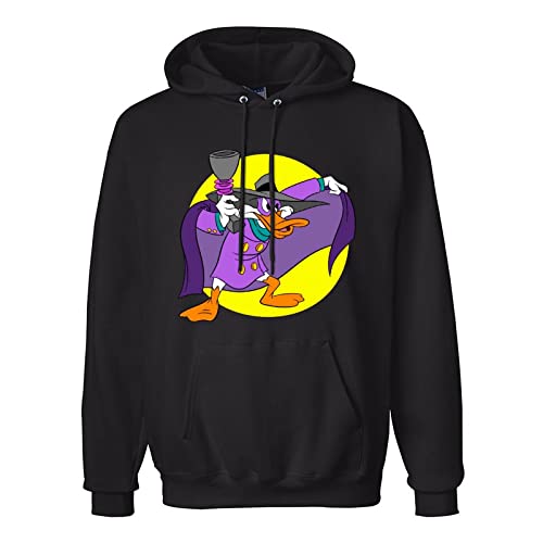 SHOIAY Darkwing Duck Lets Get Dangerous Hoodie Hoody Sweatshirt Black XXL von SHOIAY
