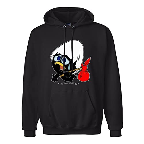 SHOIAY Intouchables Women Calimero Texte Ombre Hoodie Hoody Sweatshirt Black M von SHOIAY