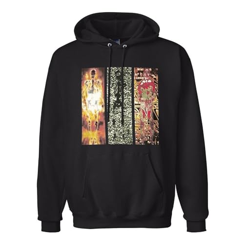 SHOIAY Meshuggah Destroy Erase Improve Hoodie Hoody Sweatshirt Black 3XL von SHOIAY