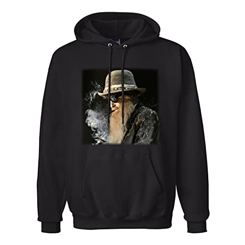 SHOIAY Res Billy F Gibbons T Shirt The Big Bad Blues Small Medium Large Or XL Hoodie Hoody Sweatshirt Black L von SHOIAY