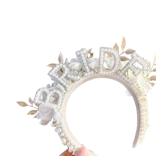 Künstliches Stirnband Für Hochzeit Party Eleganter Haarreif Für Braut Brautparty Geschenk Junggesellinnenabschied Kopfbedeckung Braut Stirnband Für Hochzeit von SHOOYIO