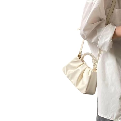 SHOOYIO Elegante Abendtasche, stilvolle und anspruchsvolle plissierte Wolken-Umhängetasche, Abendhandtasche von SHOOYIO