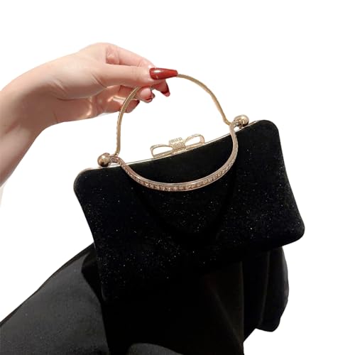 SHOOYIO Elegante Abendtasche mit weichen Samtstoff-Schultertaschen, perfekt für Partys und Hochzeiten von SHOOYIO