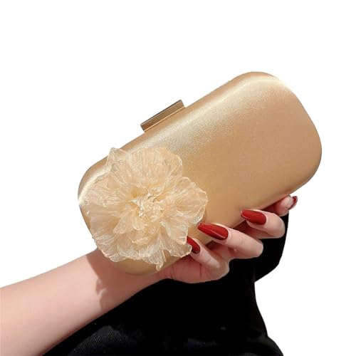 SHOOYIO Stilvolle Blumen-Handtasche für Damen, Schultertasche, Abend-Clutch, perfekt für Partys und Hochzeiten von SHOOYIO