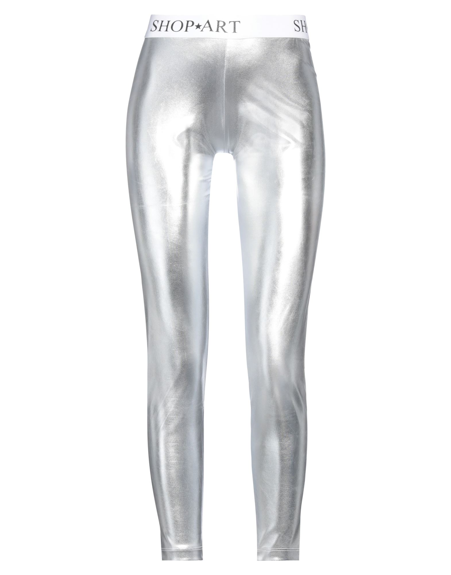 SHOP ★ ART Leggings Damen Silber von SHOP ★ ART