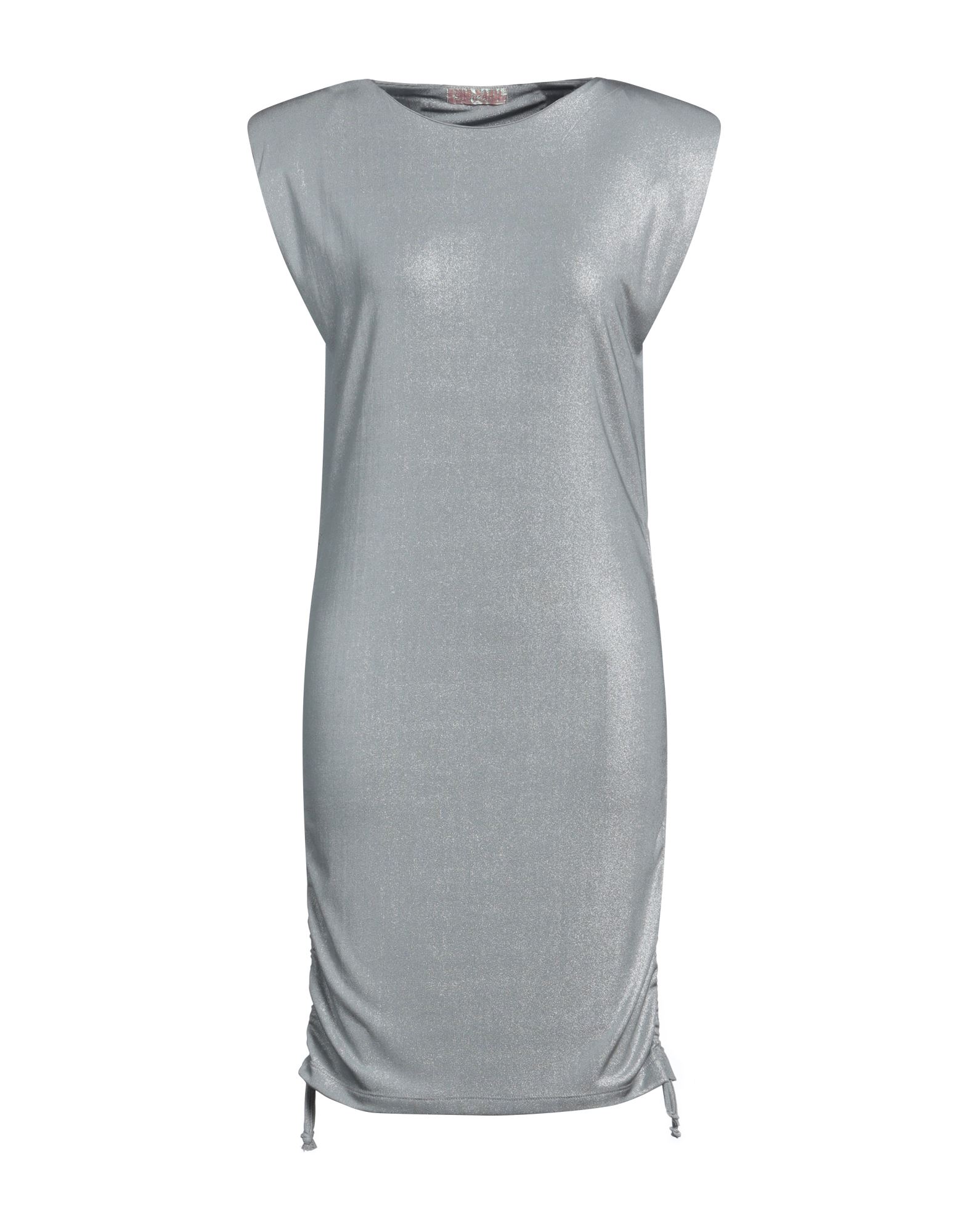 SHOP ★ ART Midi-kleid Damen Silber von SHOP ★ ART