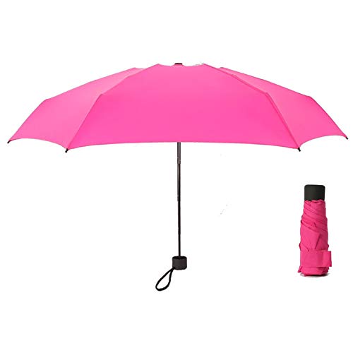 SHOP-STORY - Mini-Regenschirm faltbar – Fuchsia, fuchsia, S von SHOP-STORY