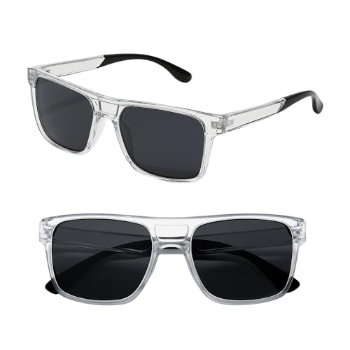 SHOP-STORY Sebastien Loeb Racing Herren-Sonnenbrille, rechteckig, doppelte Brücke, transparent, Schutzfaktor 3, modern und komfortabel SHOP-STORY Sebastien Loeb Racing Herren-Sonnenbrille, rechteckig, doppelte Brücke, transparent, Schutzfaktor 3, modern und komfortabel von SHOP-STORY